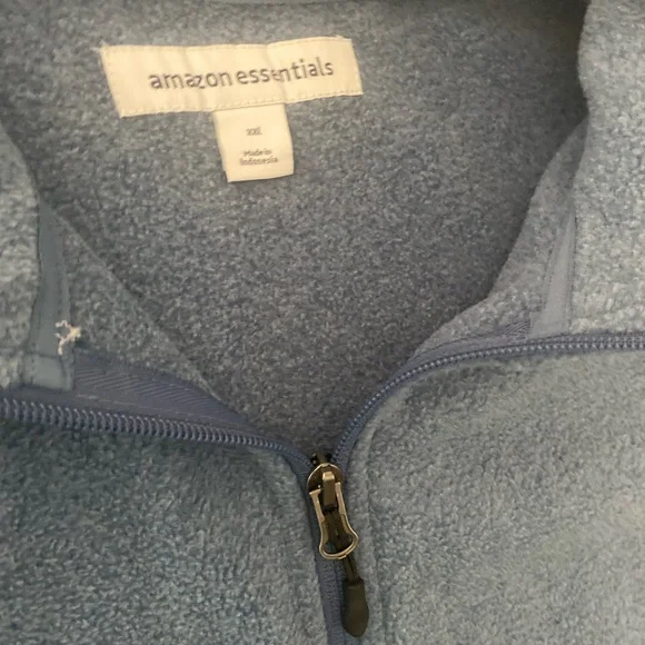 Blue Zip-Up Jacket fleece SZ XXL - Picture 3 of 6